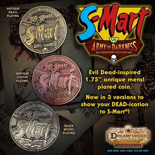 "S-Mart vs. Army of Darkness" 30th Anniversary Metal Collector Coin