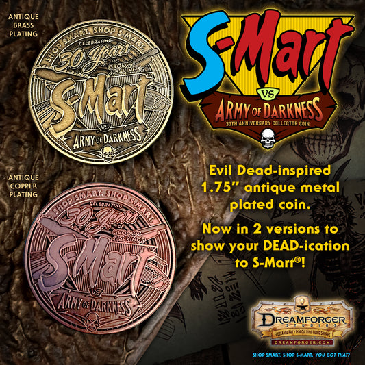 "S-Mart vs. Army of Darkness" 30th Anniversary Metal Collector Coin