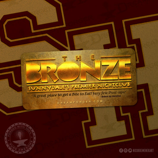 Buffyverse "The Bronze" Vinyl Sticker