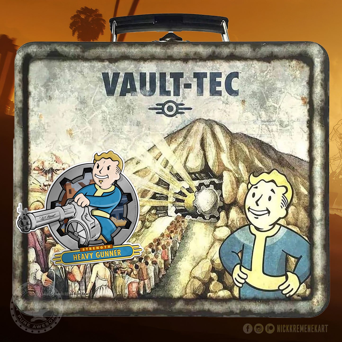 Falling Out "STRENGTH: Heavy Gunner" Vinyl Sticker ("My S.P.E.C.I.A.L Ability" Series)