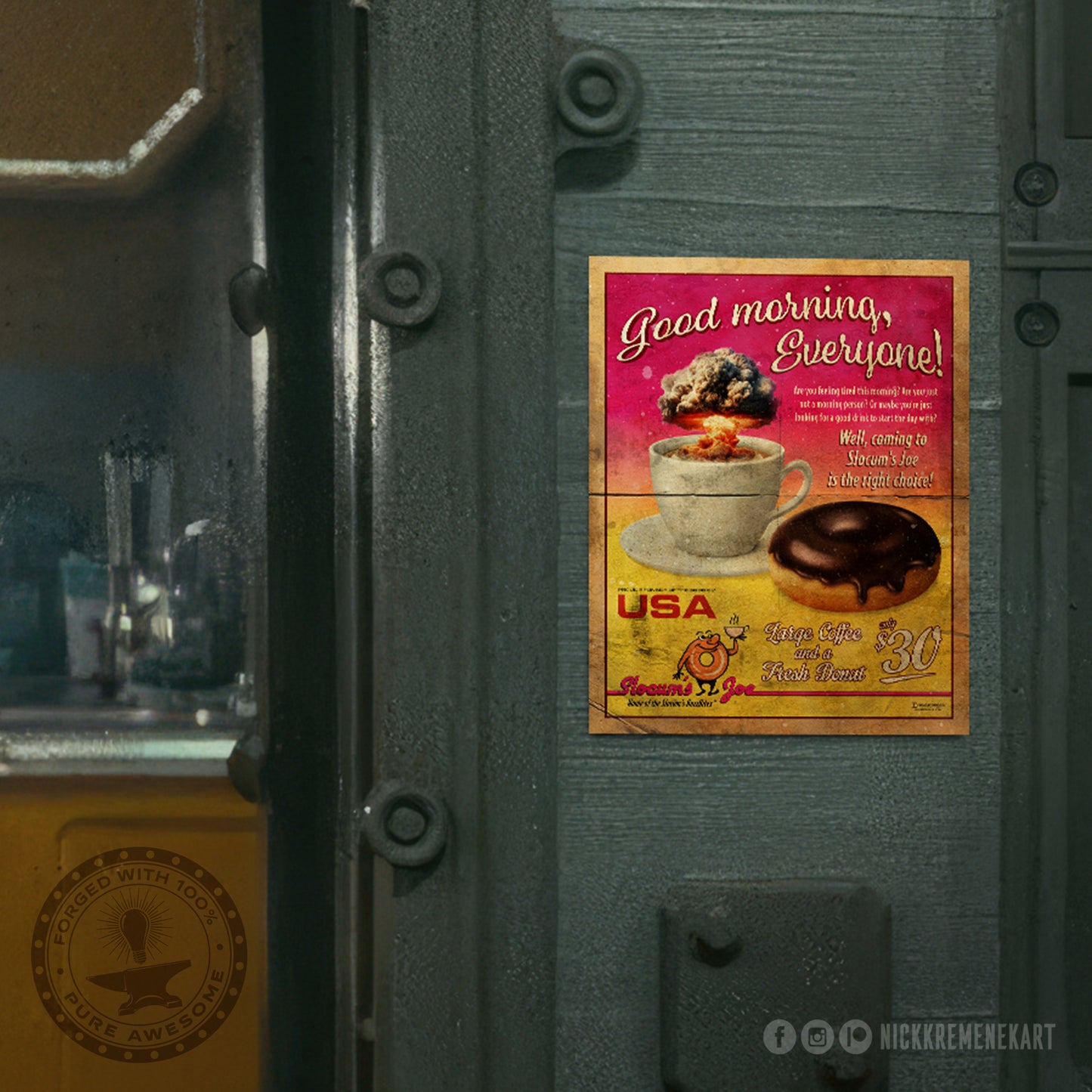"Slocum's Joe" Retro Fallout Ad Art Print