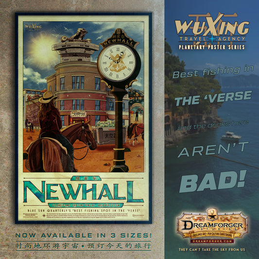 "Newhall" Planetary Travel Poster (WuXing Travel Agency series)