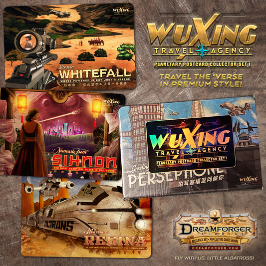 WuXing Travel Agency "Planetary Postcard Collector Set I"