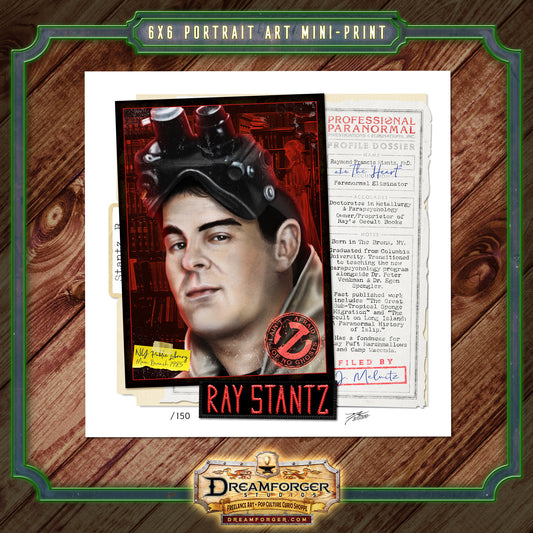 "Dr. Ray Stantz" Portrait Art Mini-Print • Run of 150