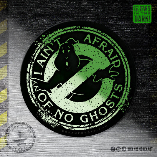 Ghost Bustin' "Circle Stamp" GITD Spectral Sticker