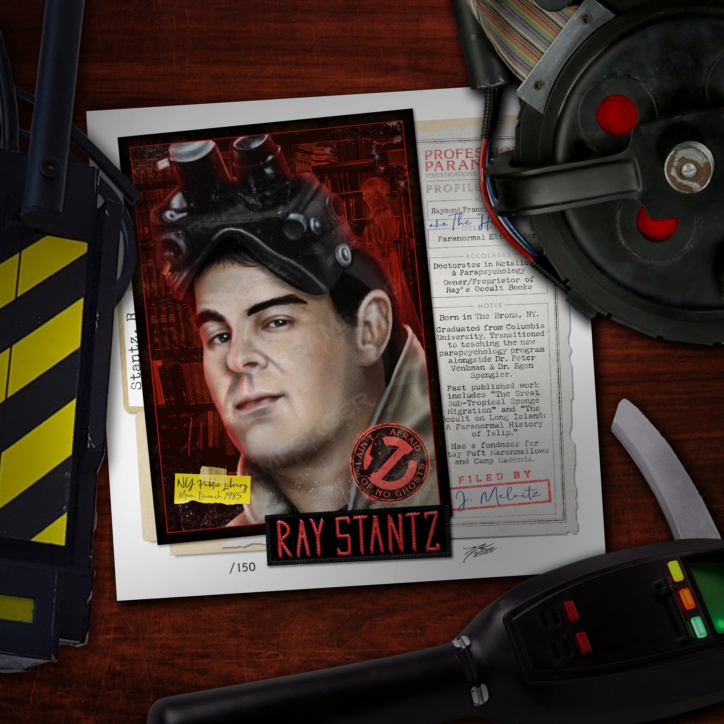 "Dr. Ray Stantz" REFORGED Portrait Art Mini-Print • Run of 150
