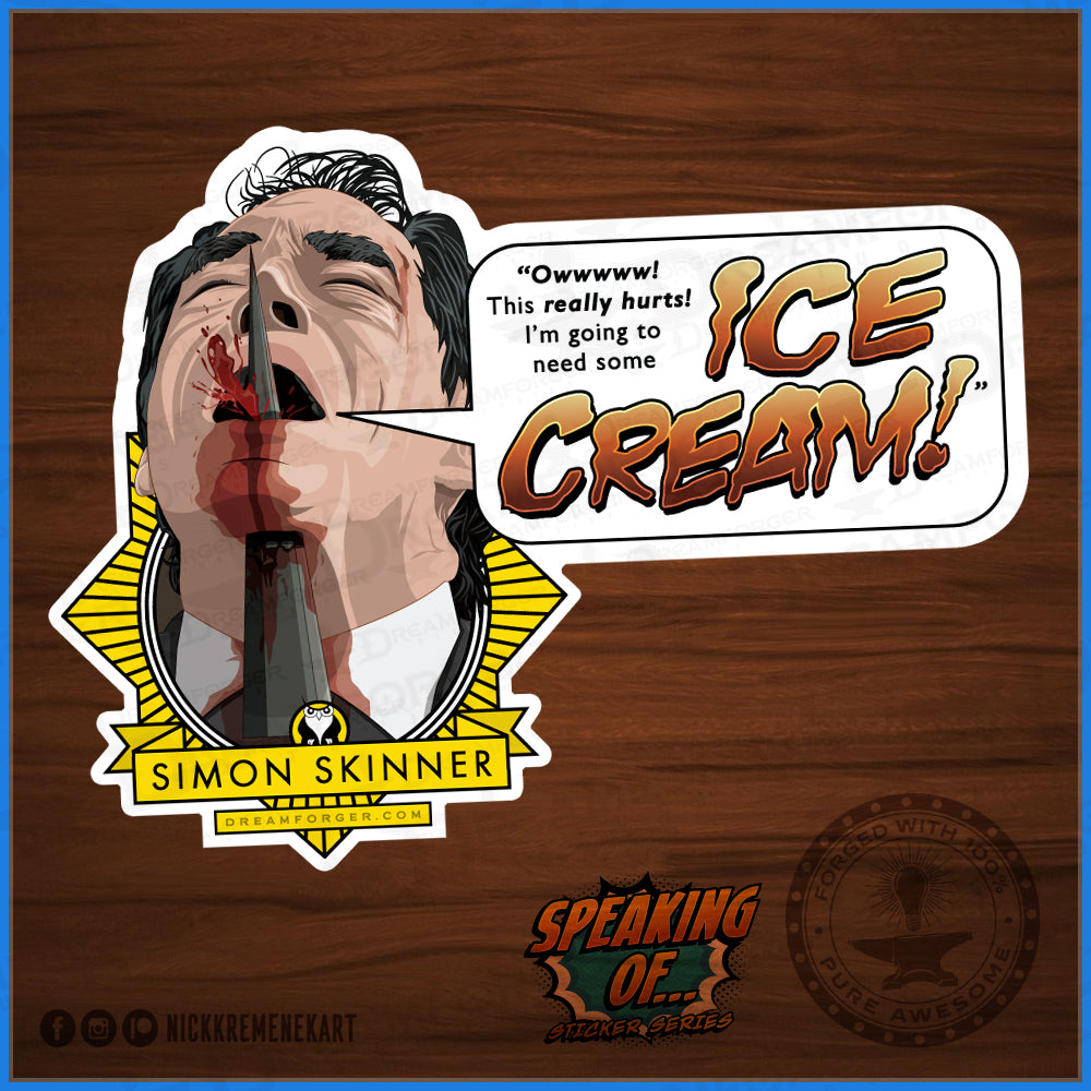 "Speaking Of..." Hot Fuzz Sticker Set (Volume 1)