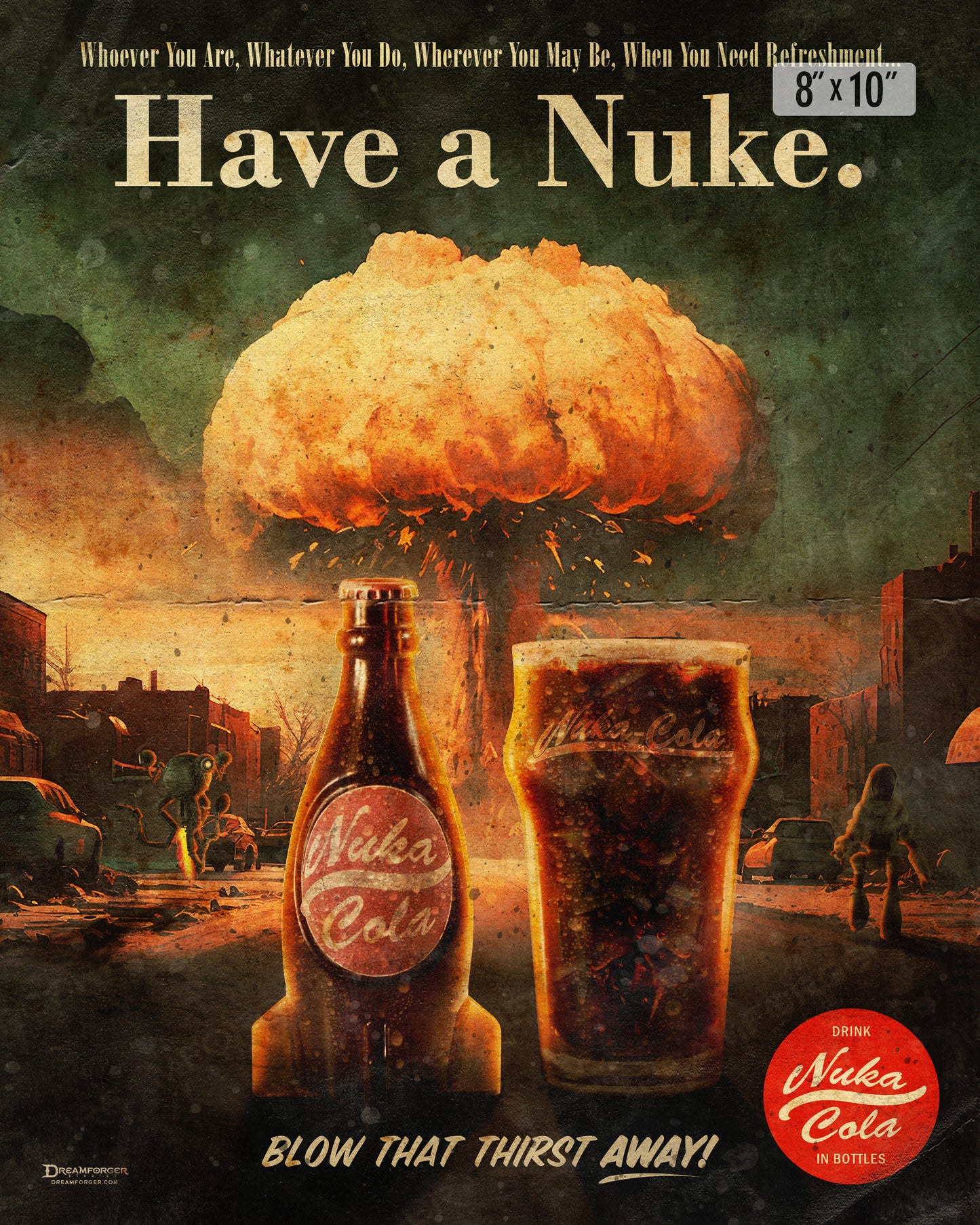 "Have A Nuke" Retro Fallout Ad Art Print