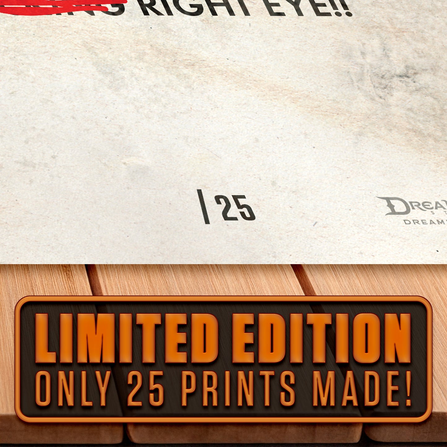 "Wanted: Rick Grimes" Limited Portrait Art Print • Run of 25