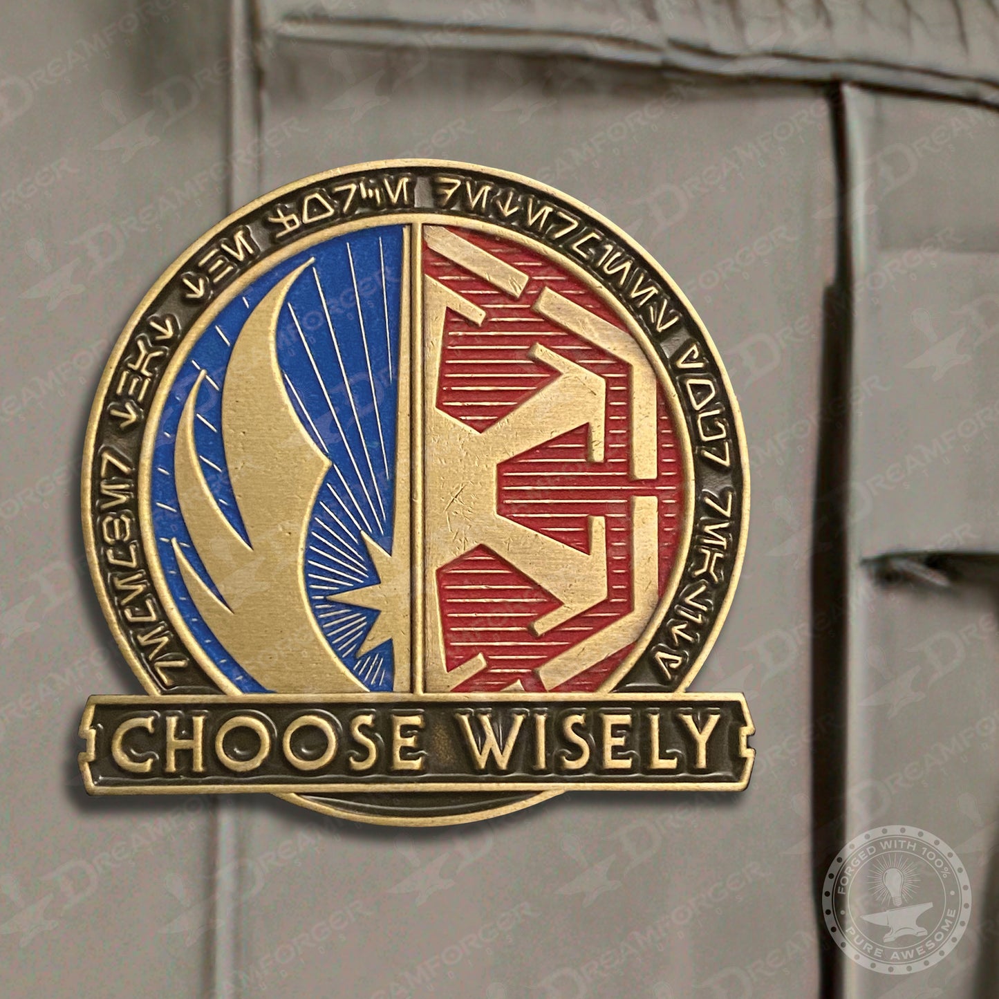 "Choose Wisely" Metal Lapel Pin