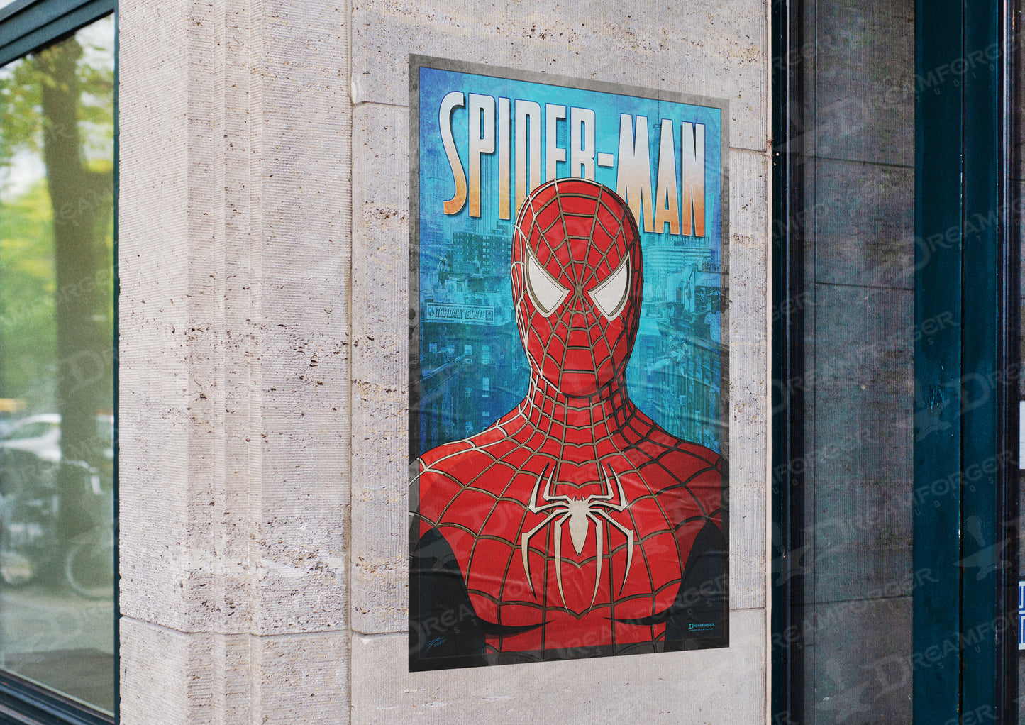 "Spider-Man" (Superhero Minimalist Poster Series)