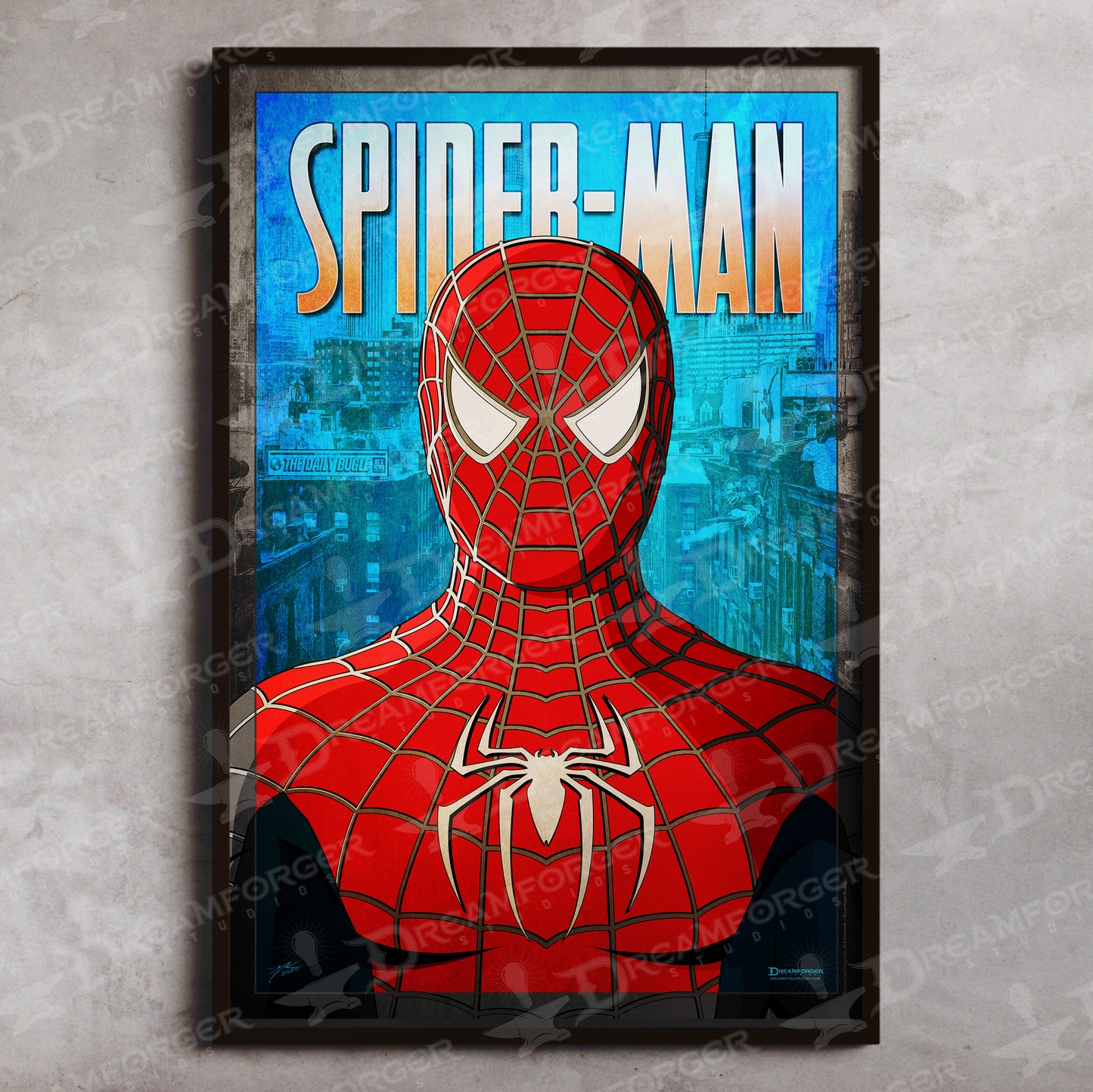 "Spider-Man" (Superhero Minimalist Poster Series)