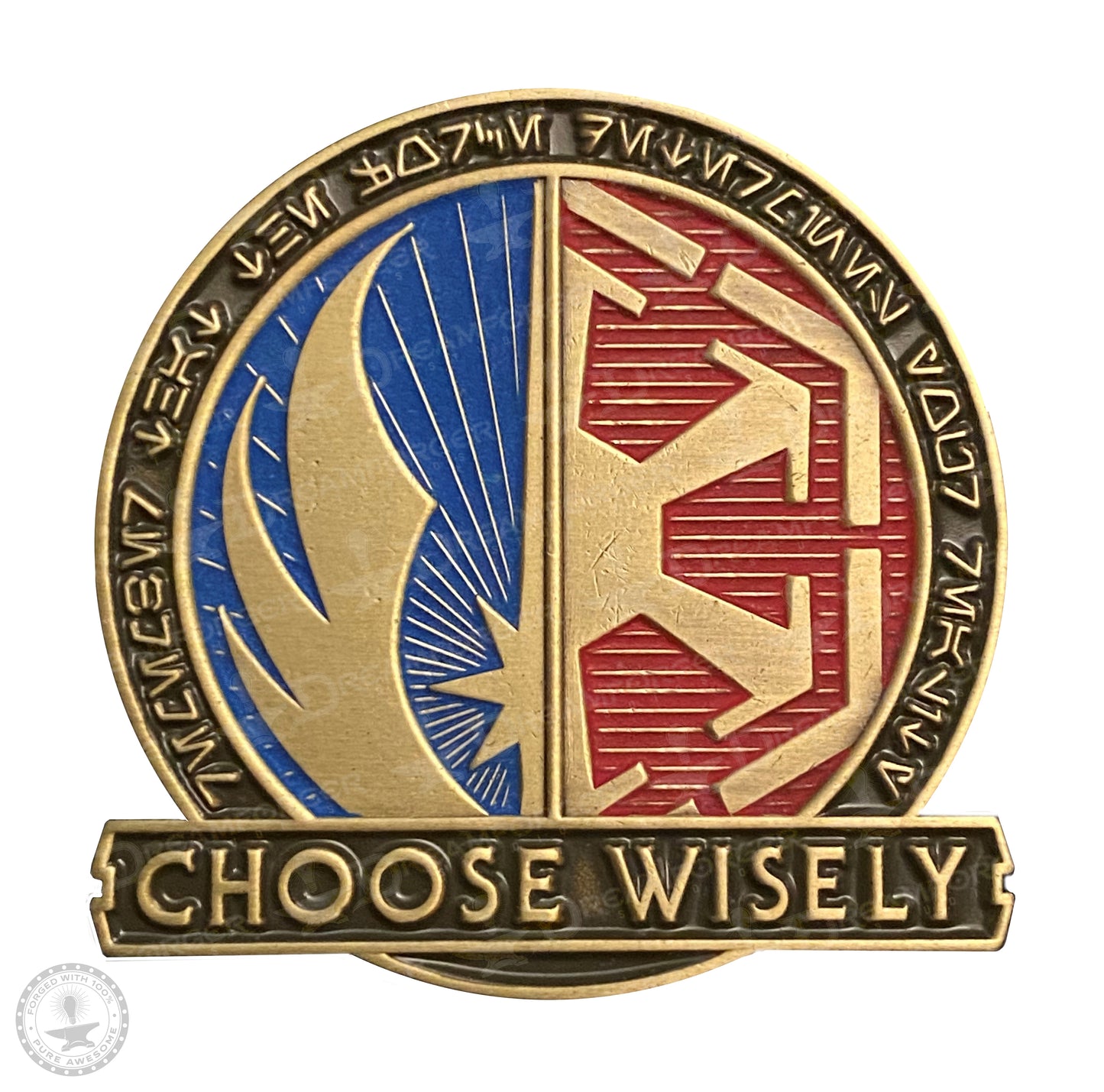 "Choose Wisely" Metal Lapel Pin