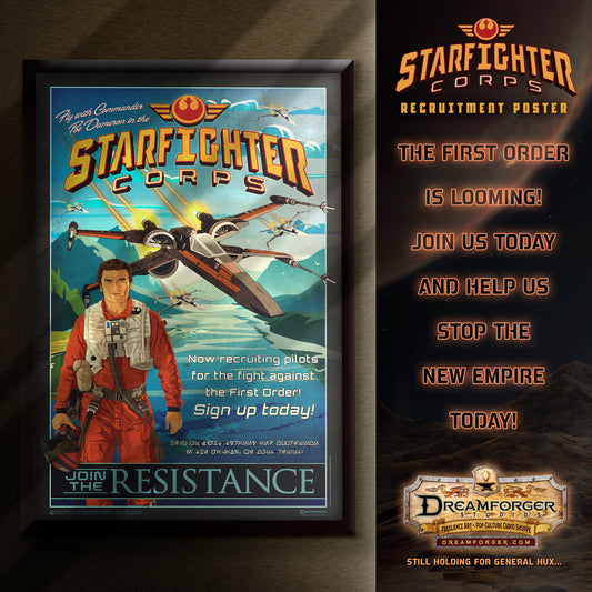 "Starfighter Corps (Join the Resistance)" Recruitment Poster
