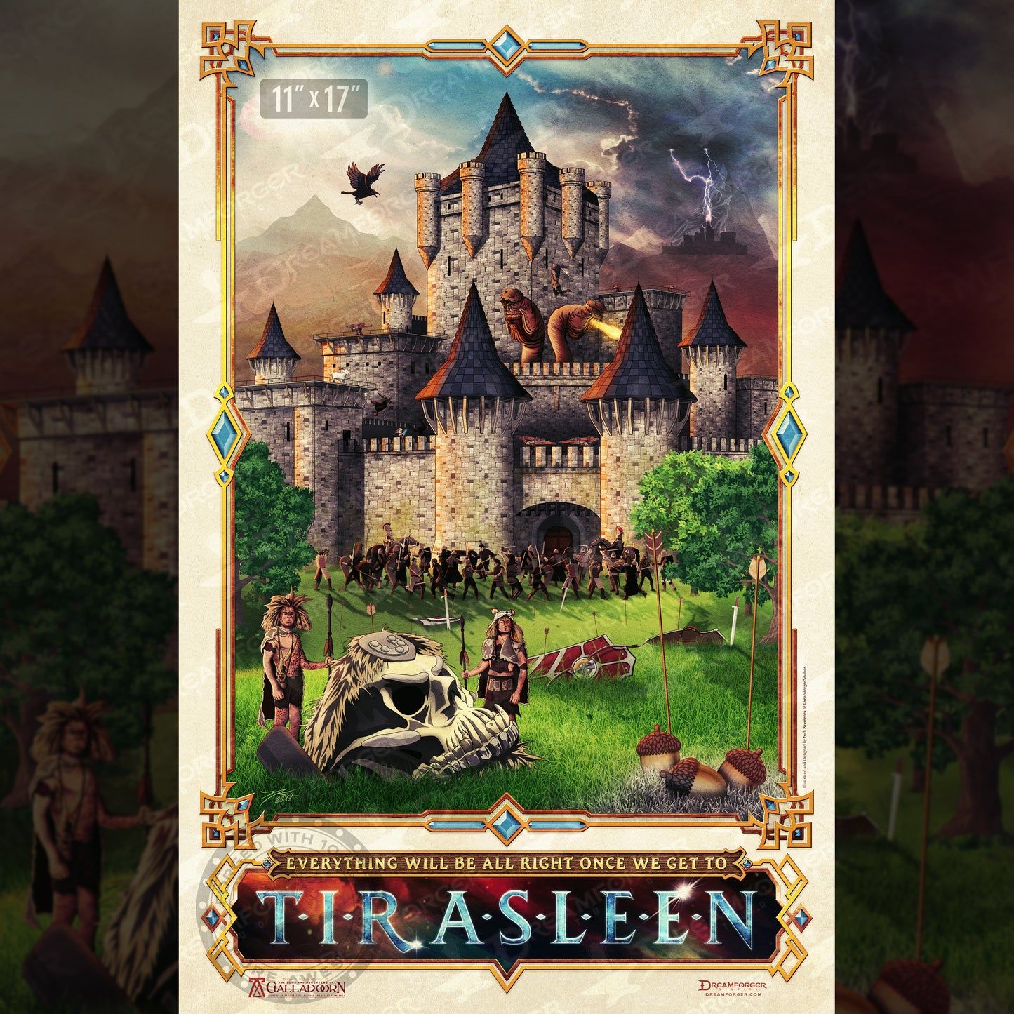 Willow "Tir Asleen" Travel Poster