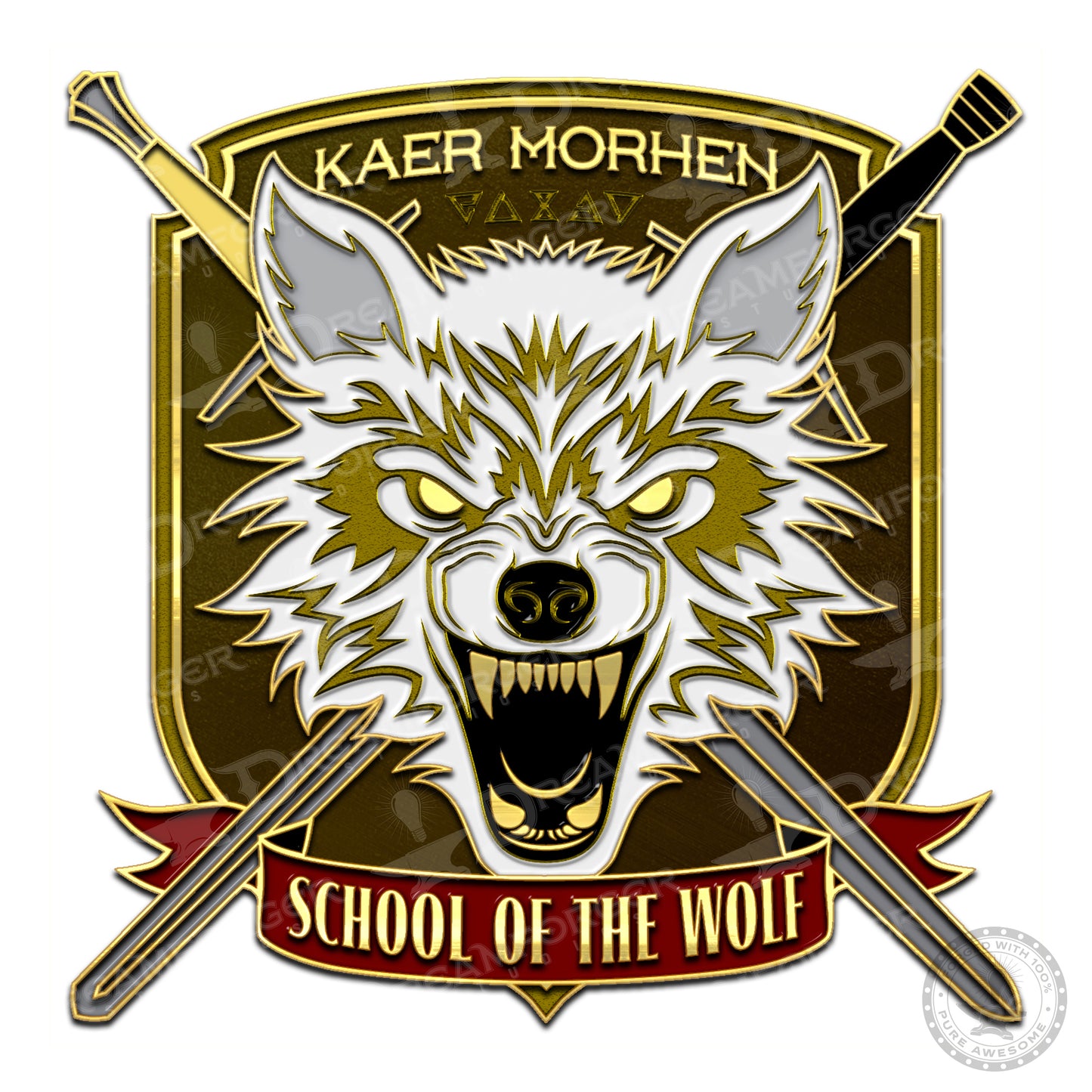 "Kaer Morhen Bundle" - Coin, Lapel Pin & Mini-Print!