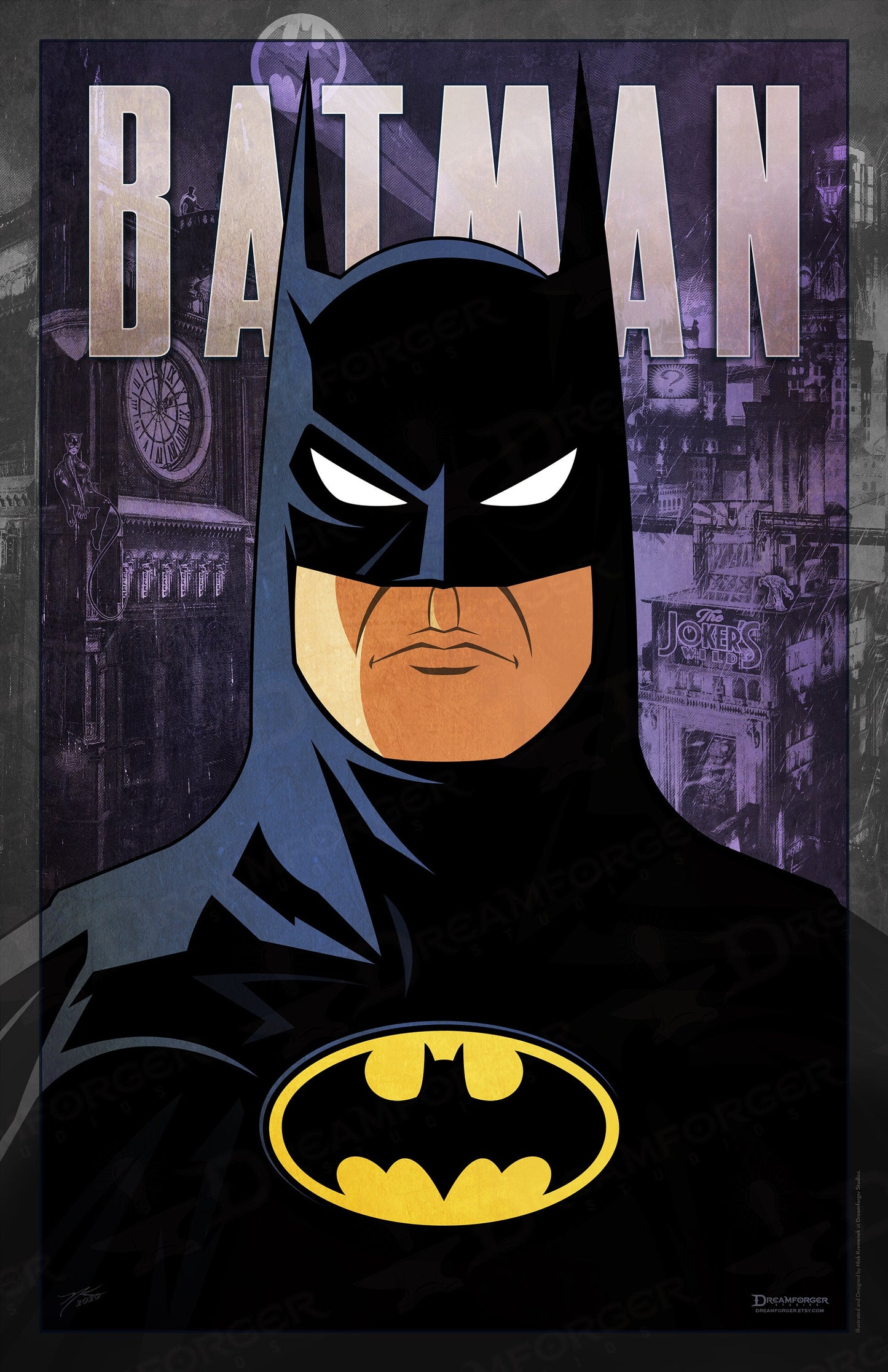 Comic Superhero Minimalist Poster Series Bundle!! WHAM!