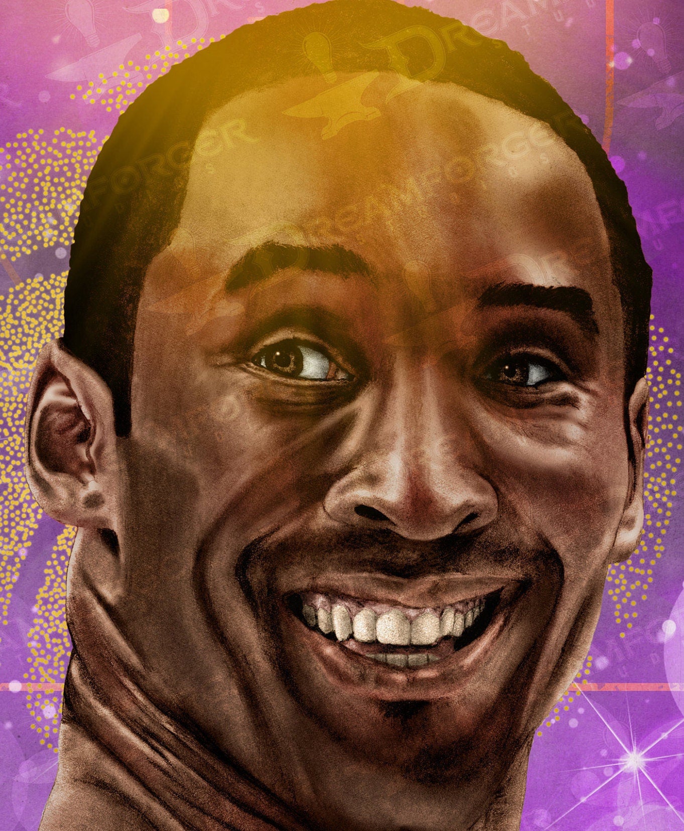 Kobe Bryant Tribute Poster 11" x 17" Hand-Drawn Custom Art (All Profits go to the MambaOnThree Fund!)