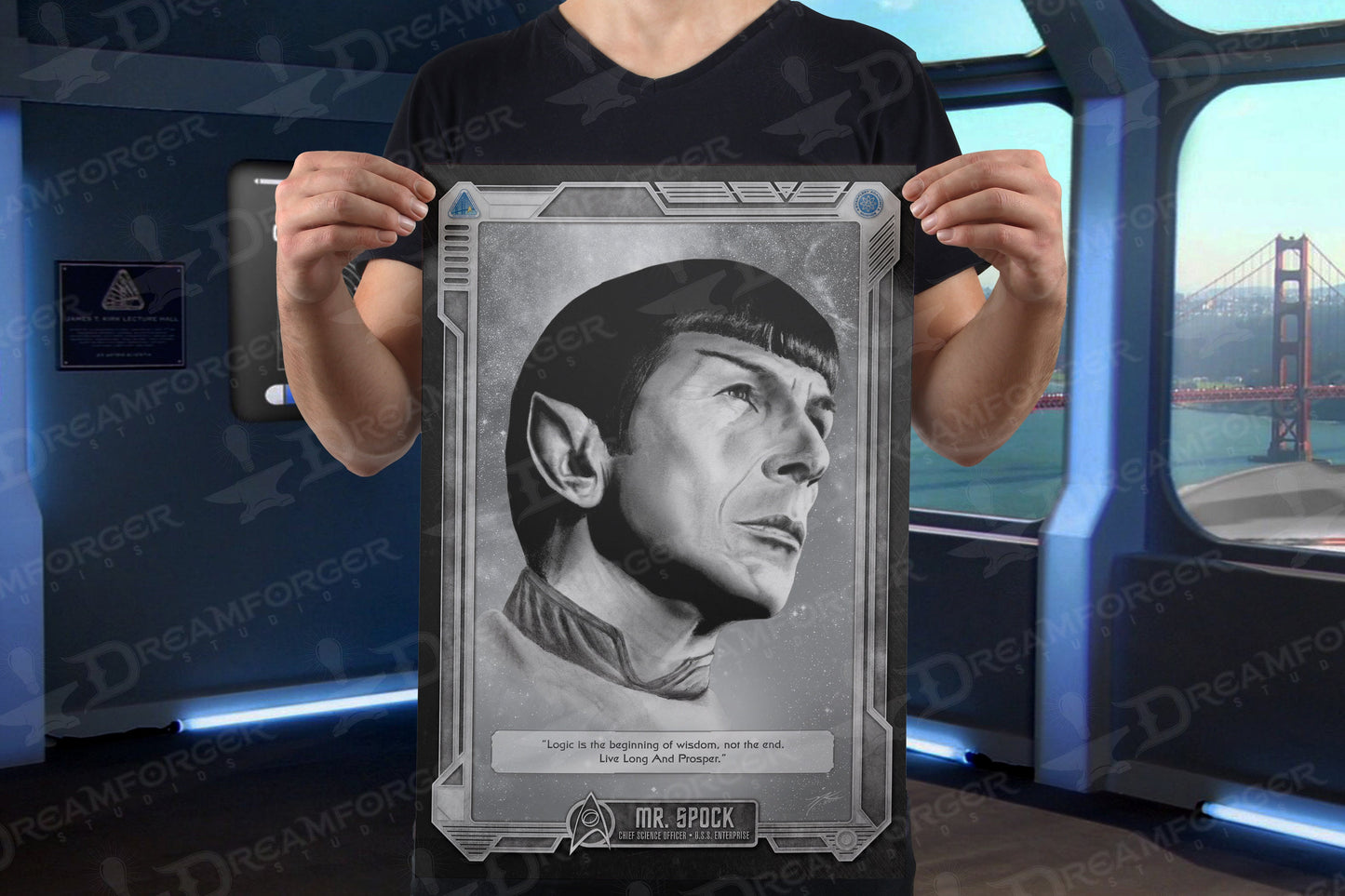 Limited Edition "Spock • Chief Science Officer of the U.S.S. Enterprise" Portrait Art