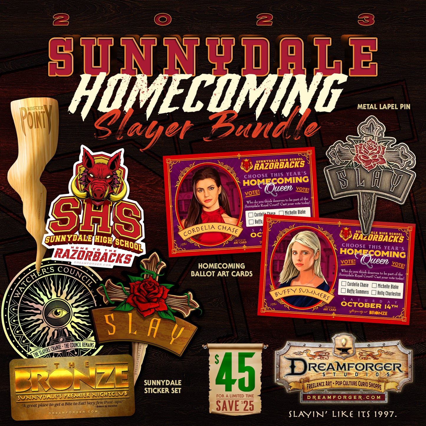 "Sunnydale Homecoming 2023" Slayer Bundle