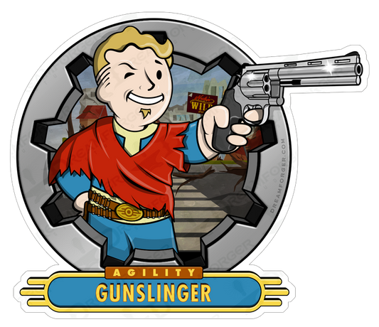 Falling Out "AGILITY: Gunslinger" Vinyl Sticker ("My S.P.E.C.I.A.L Ability" Series)