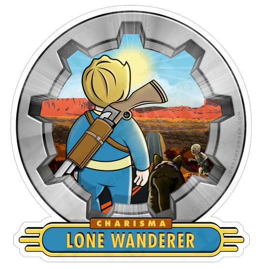 Falling Out "CHARISMA: Lone Wanderer" Vinyl Sticker ("My S.P.E.C.I.A.L Ability" Series)