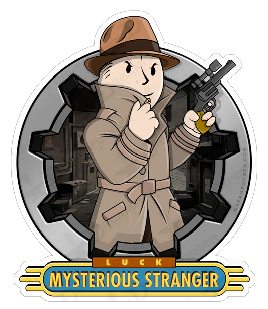 Falling Out "LUCK: Mysterious Stranger" Vinyl Sticker ("My S.P.E.C.I.A.L Ability" Series)