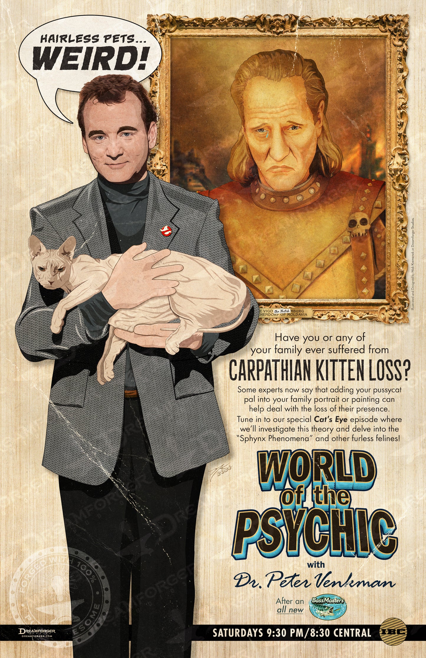 PPE&I "Carpathian Kitten Loss (World of the Psychic)" Retro Ad