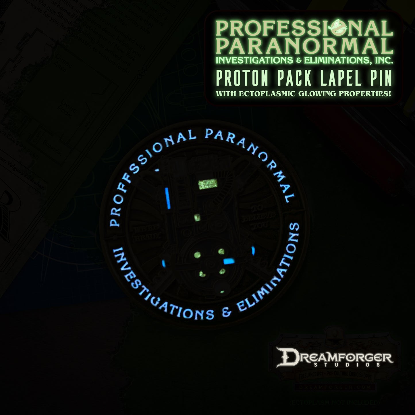 "PPI&E Proton Pack" Lapel Pin