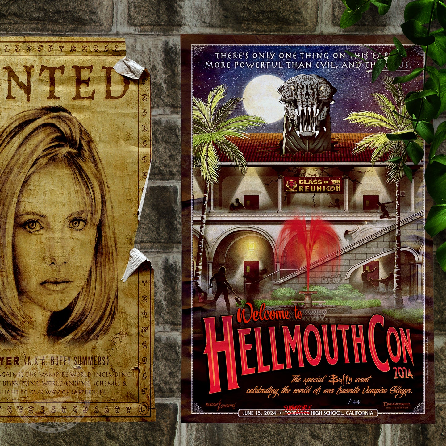 "Welcome to HellmouthCon 2024" Limited Edition Poster