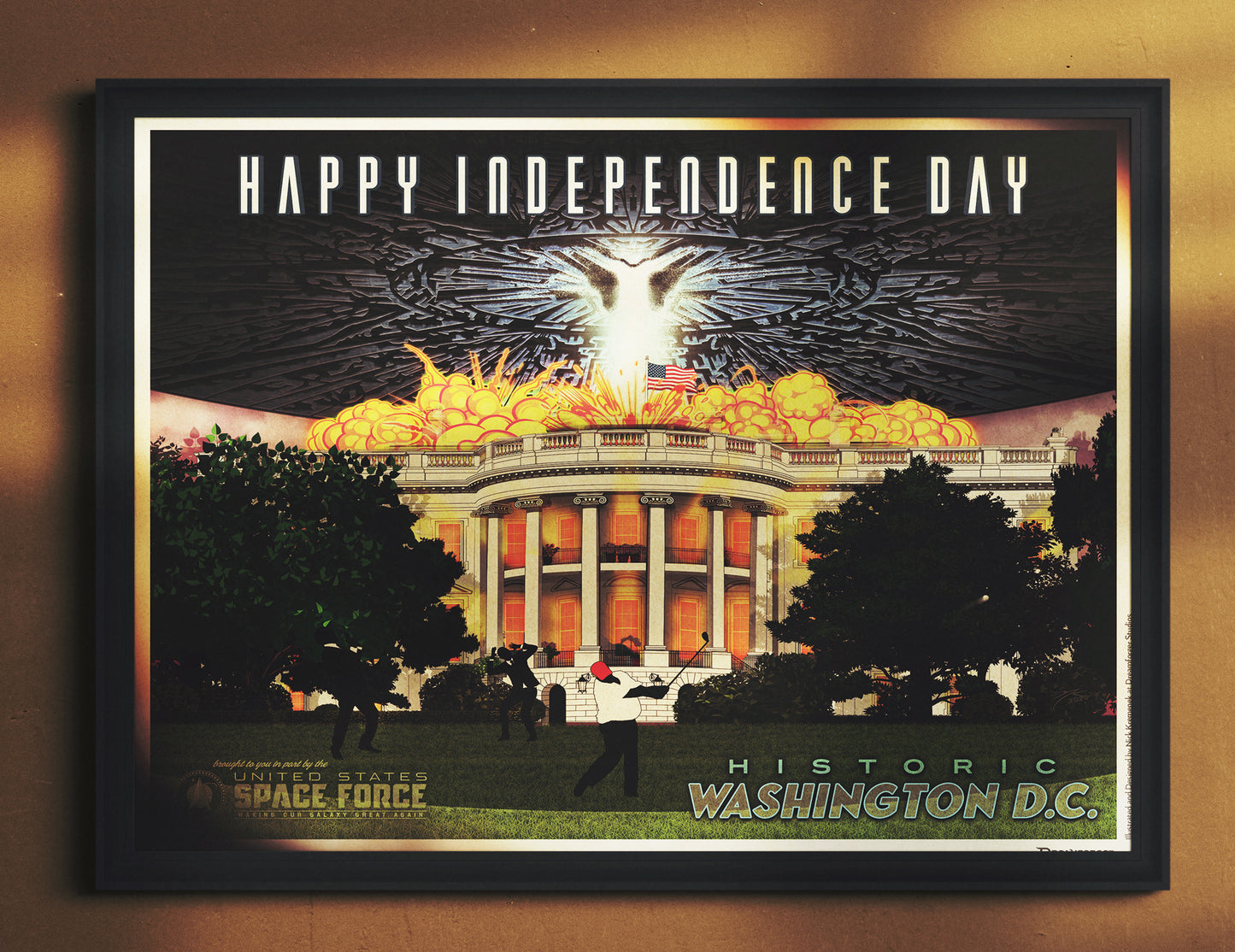 "Happy Independence Day from Historic Washington D.C." Art Print (SDCC@Home 2020 Exclusive)