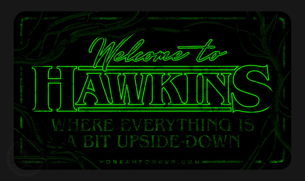 Weirder Tales "Welcome to Hawkins" Vinyl Sticker