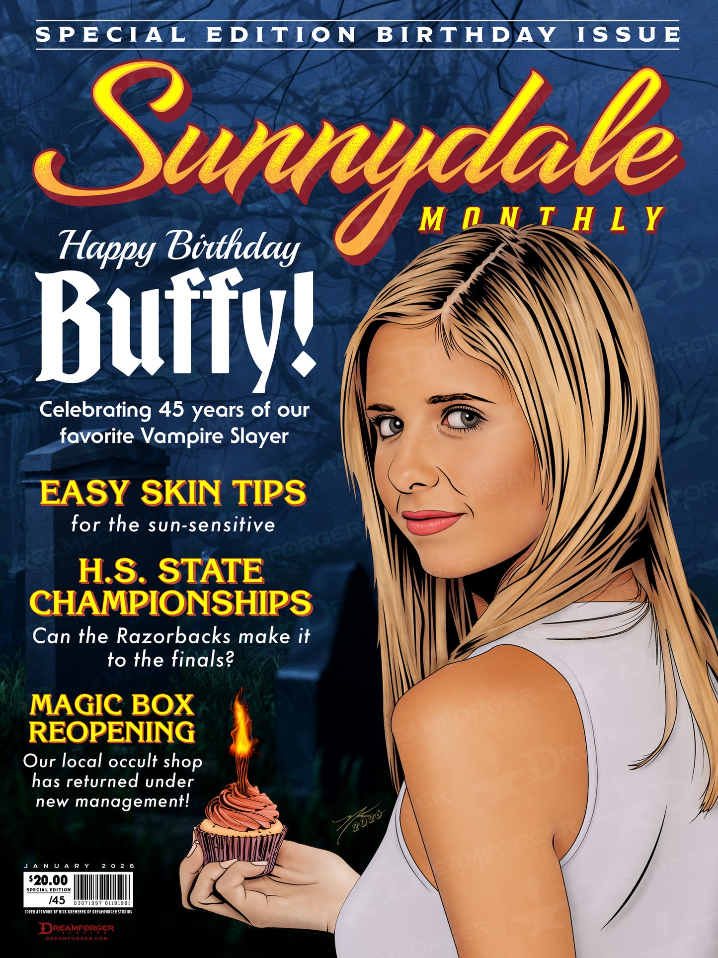 "Sunnydale Monthly Birthday Issue " Limited Edition Print