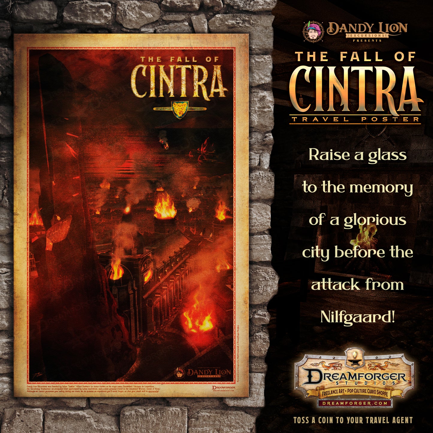 "The Fall of Cintra" (Dandy Lion Excursions Travel series)