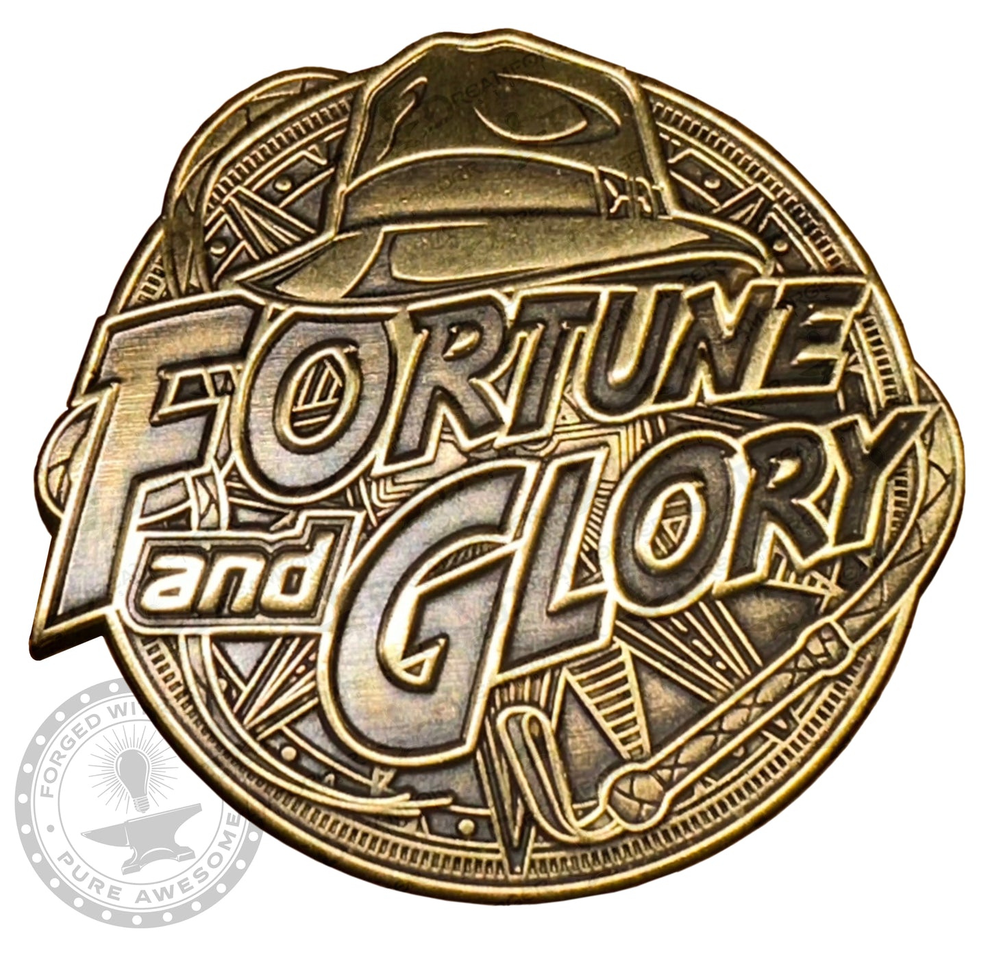 "Fortune & Glory" Lapel Pin