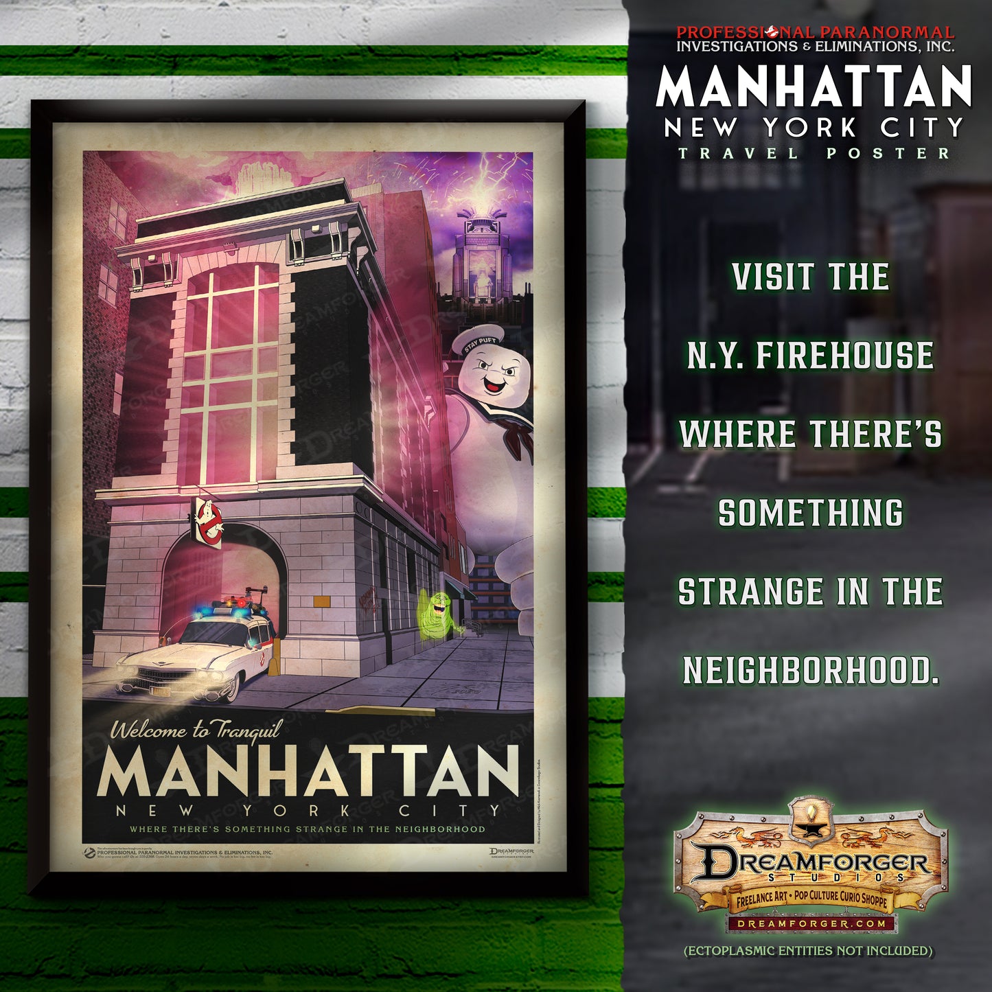 PPE&I "Welcome to Tranquil Manhattan" Travel Poster