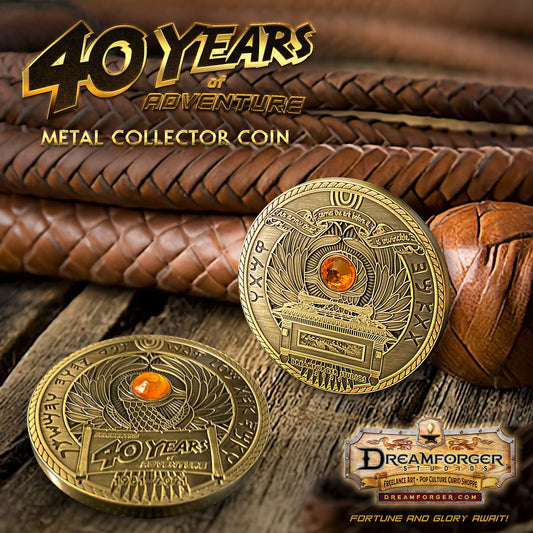 "40 Years of Adventure" Metal Collector Coin