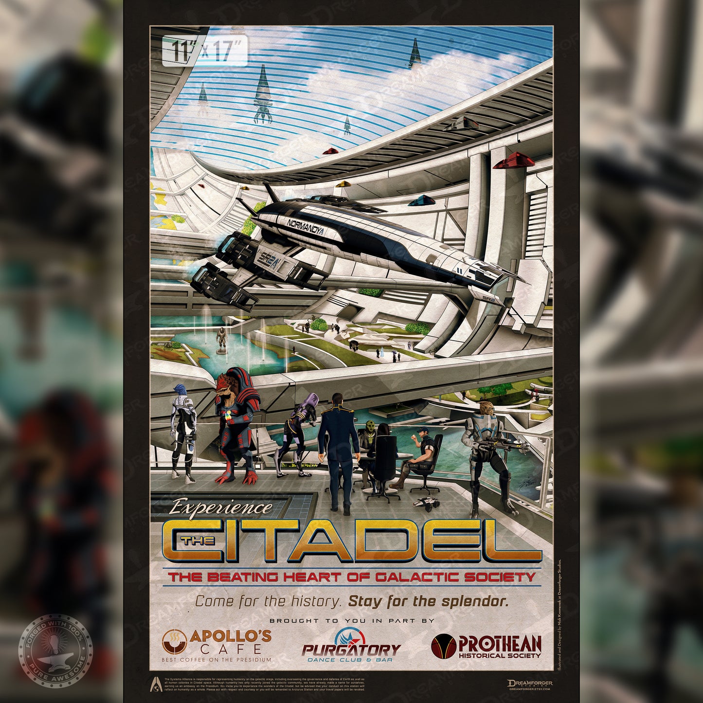 ME "Experience the Citadel" Travel Poster