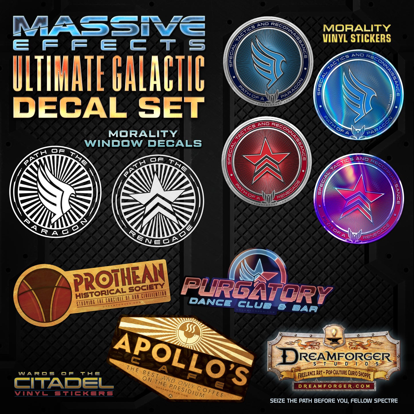 ME Galactic Decal Sets