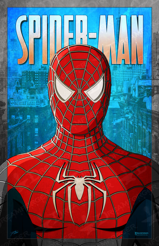 "Spider-Man" (Superhero Minimalist Poster Series)