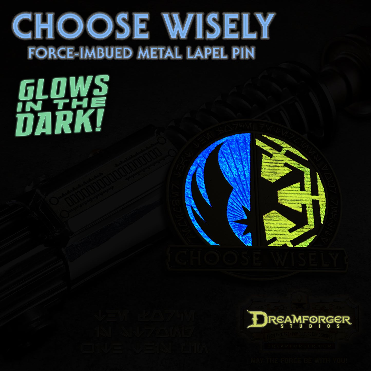 "Choose Wisely" Metal Lapel Pin