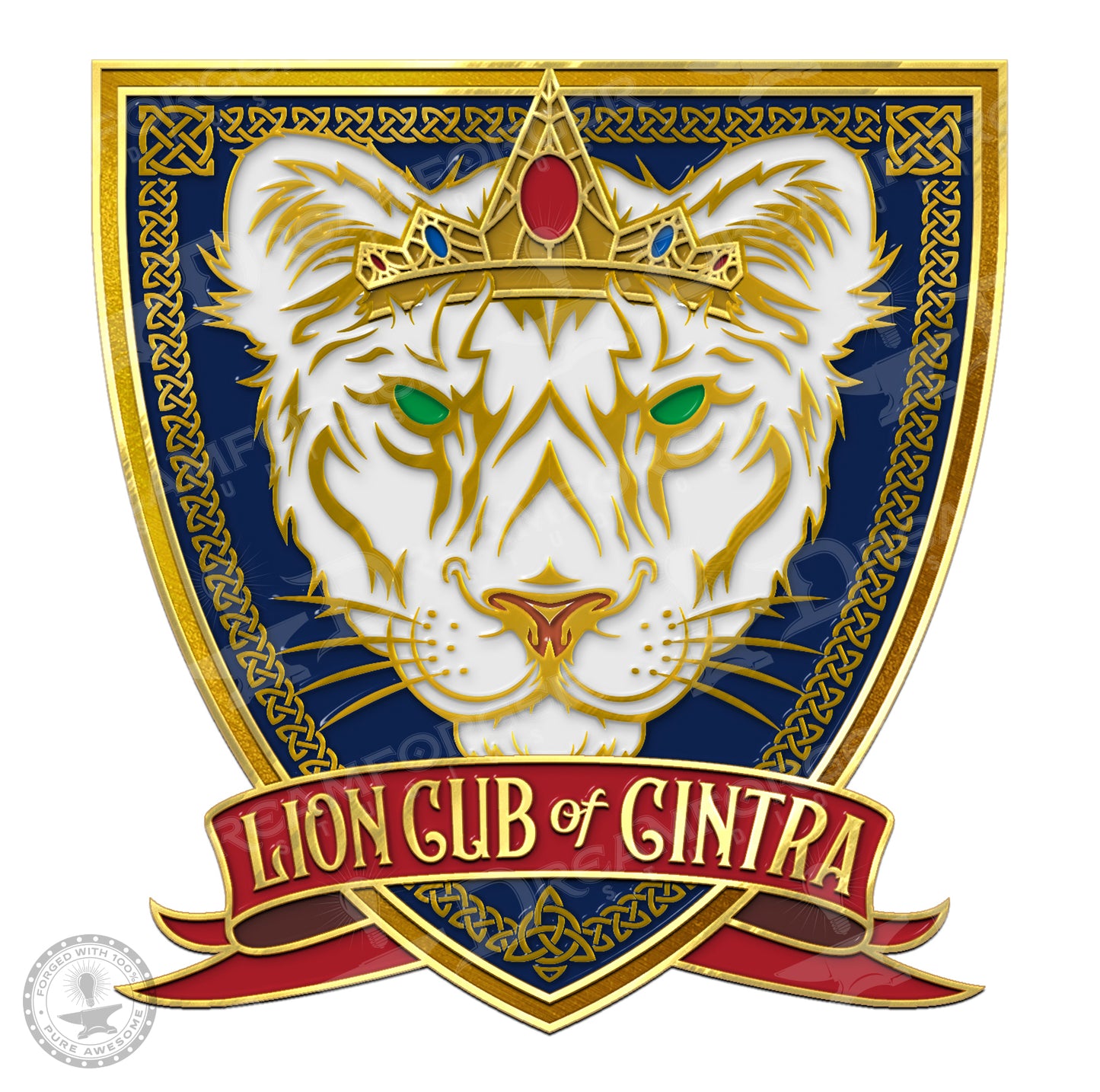 "Lion Cub of Cintra" Metal Lapel Pin