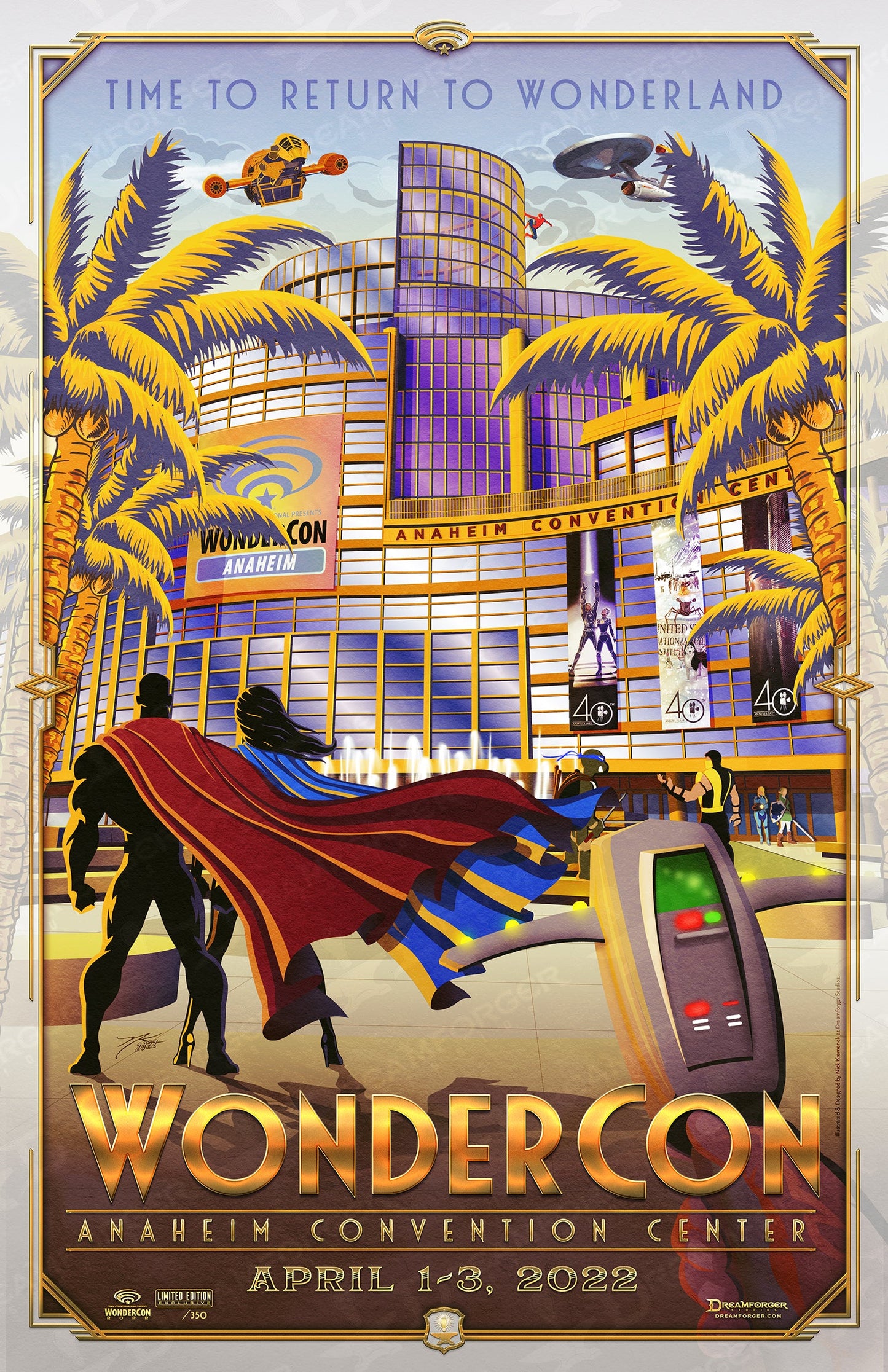 San Diego Comic-Con 2022 Limited Edition Travel Poster