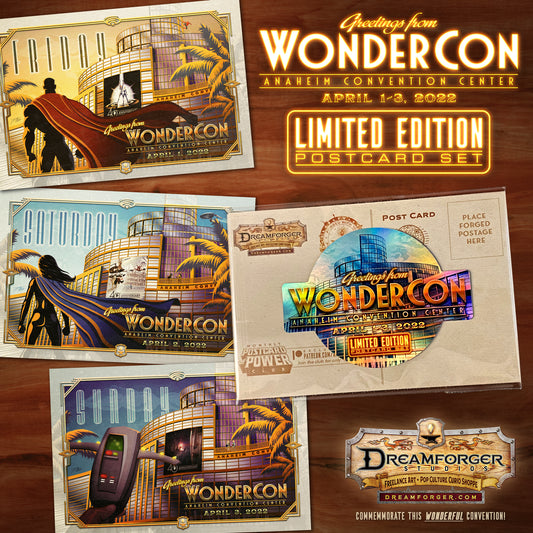 WonderCon 2022 Limited Edition Postcard Set
