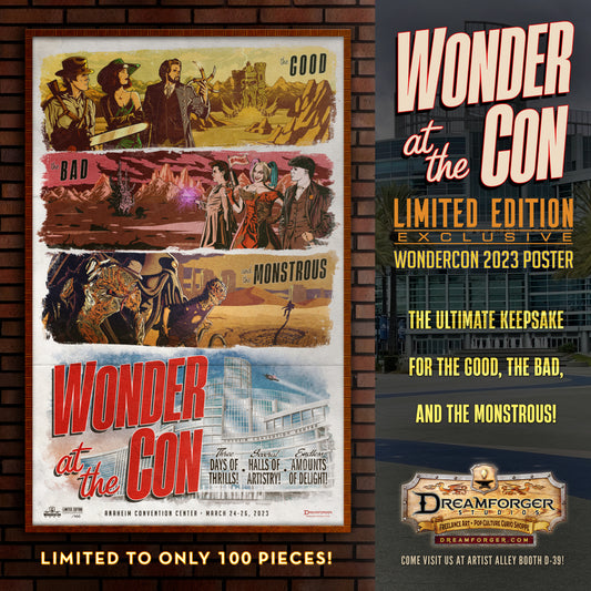 "Wonder at the Con" (WonderCon 2023 Limited Edition Poster)