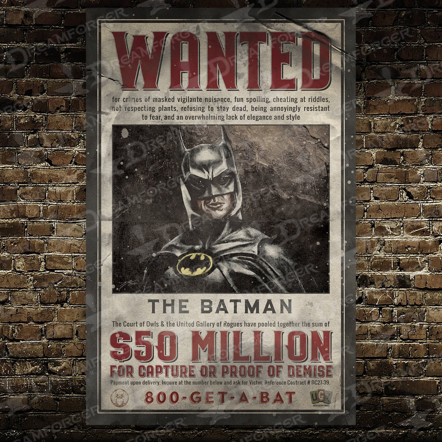 "WANTED: The Batman" • Villains Perspective Wanted Poster