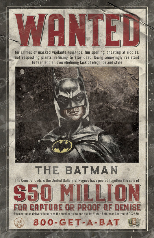 "WANTED: The Batman" • Villains Perspective Wanted Poster